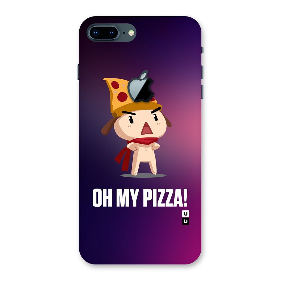 Oh My Pizza Back Case for iPhone 7 Plus Apple Cut