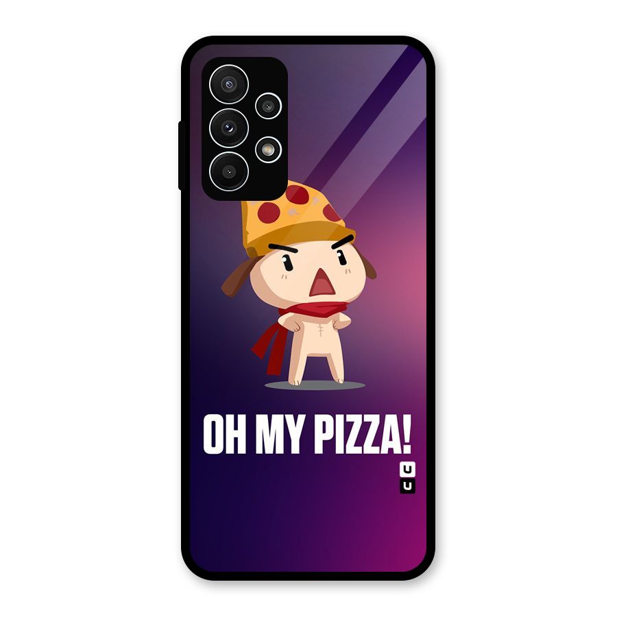 Oh My Pizza Glass Back Case for Galaxy A23