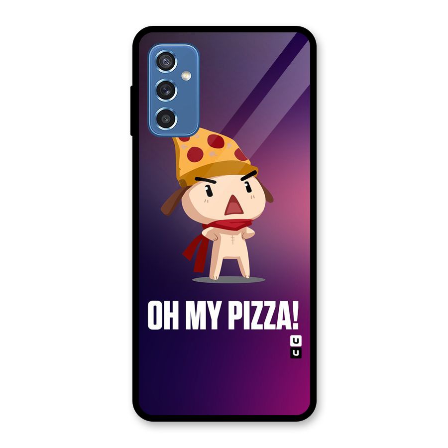 Oh My Pizza Glass Back Case for Galaxy M52 5G