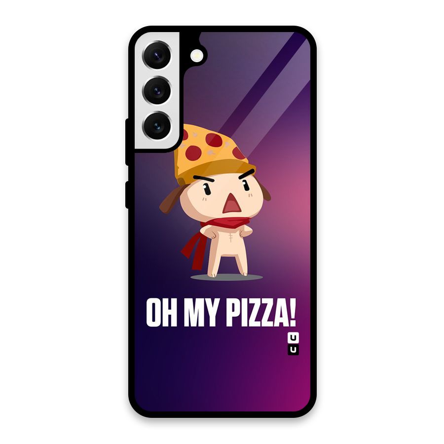 Oh My Pizza Glass Back Case for Galaxy S22 Plus 5G
