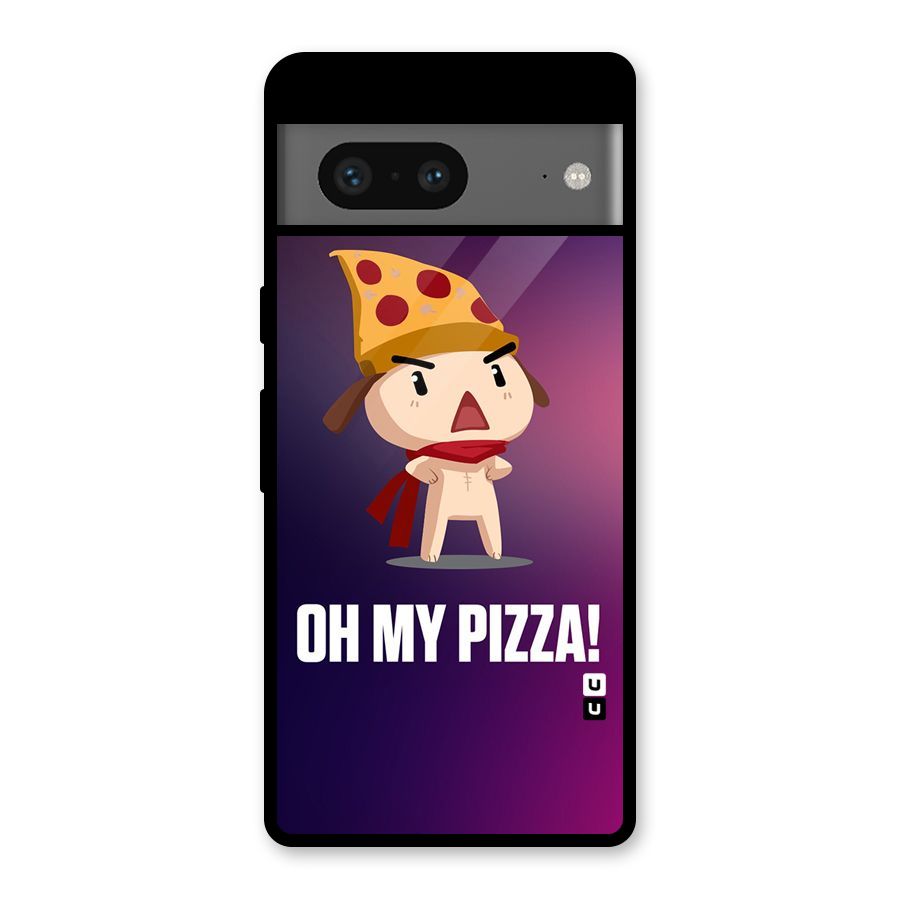 Oh My Pizza Glass Back Case for Google Pixel 7