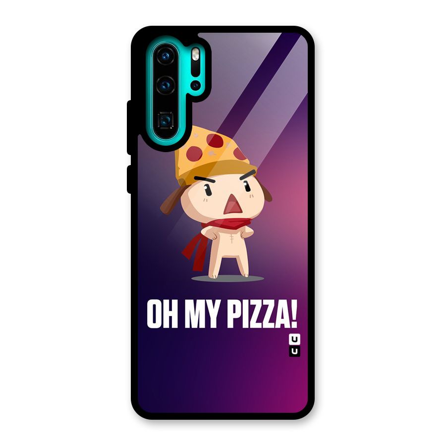 Oh My Pizza Glass Back Case for Huawei P30 Pro