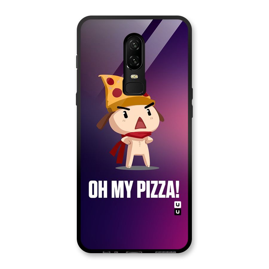 Oh My Pizza Glass Back Case for OnePlus 6