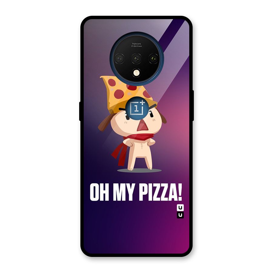 Oh My Pizza Glass Back Case for OnePlus 7T
