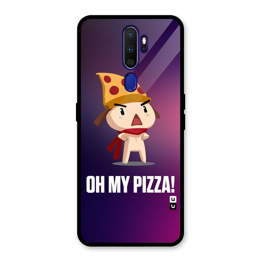 Oh My Pizza Glass Back Case for Oppo A9 (2020)