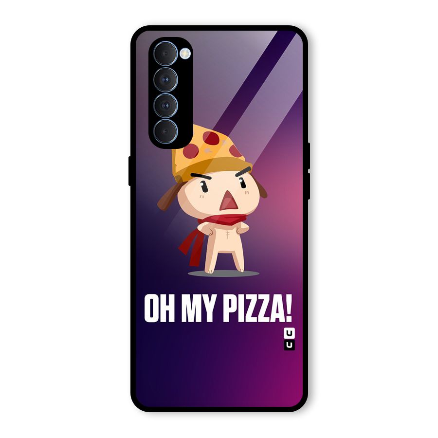 Oh My Pizza Glass Back Case for Oppo Reno4 Pro
