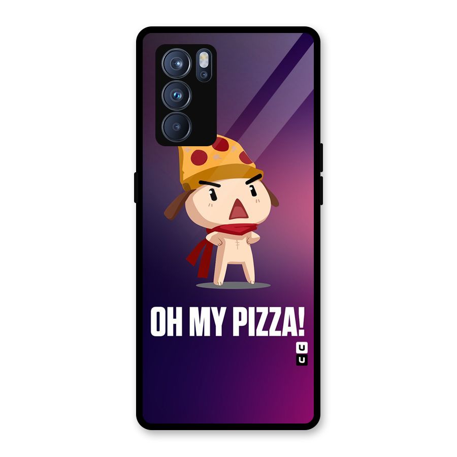 Oh My Pizza Glass Back Case for Oppo Reno6 Pro 5G
