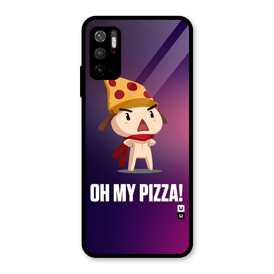 Oh My Pizza Glass Back Case for Poco M3 Pro 5G