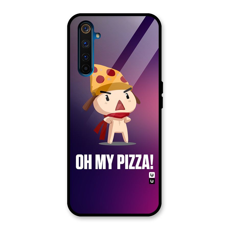 Oh My Pizza Glass Back Case for Realme 6 Pro