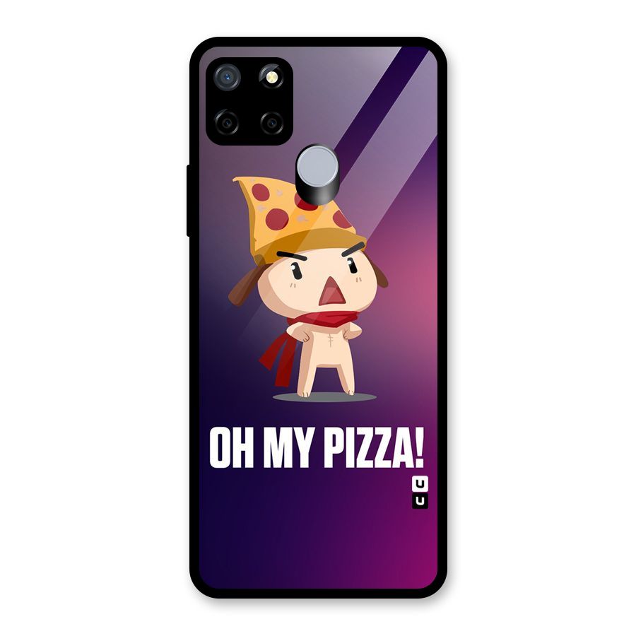Oh My Pizza Glass Back Case for Realme C12