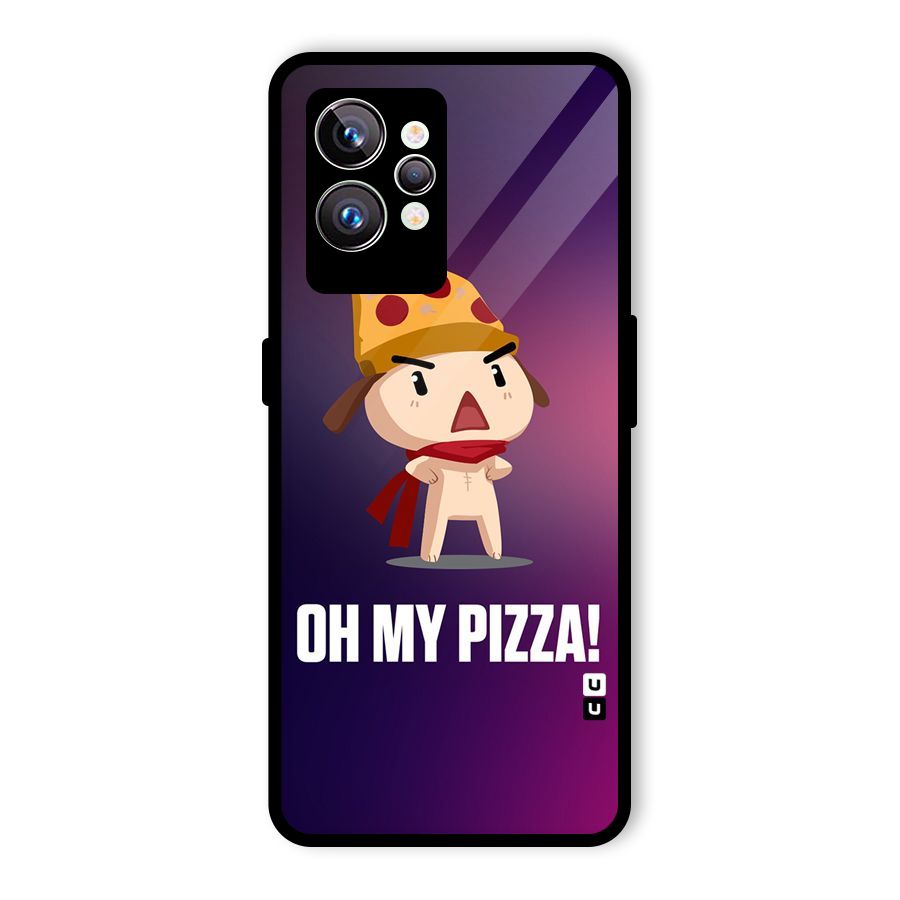 Oh My Pizza Glass Back Case for Realme GT2 Pro