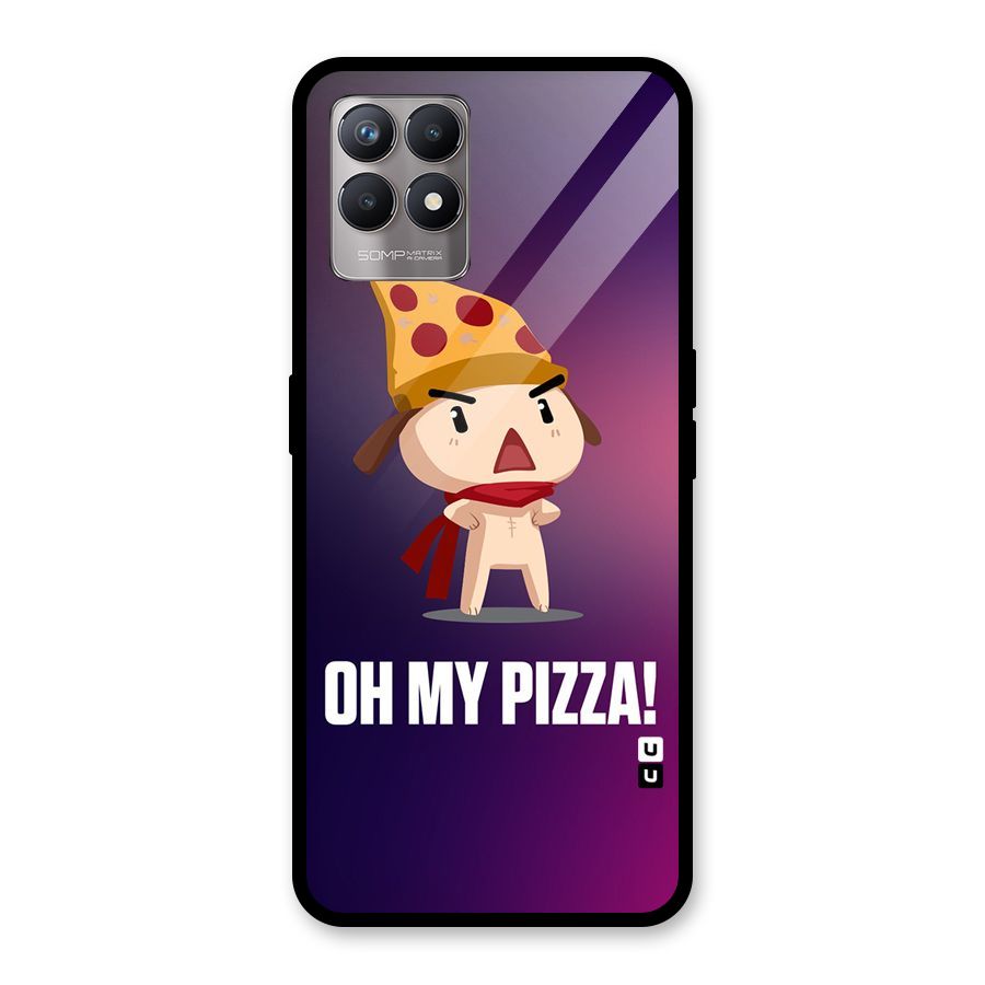 Oh My Pizza Glass Back Case for Realme Narzo 50