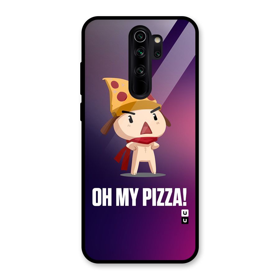 Oh My Pizza Glass Back Case for Redmi Note 8 Pro