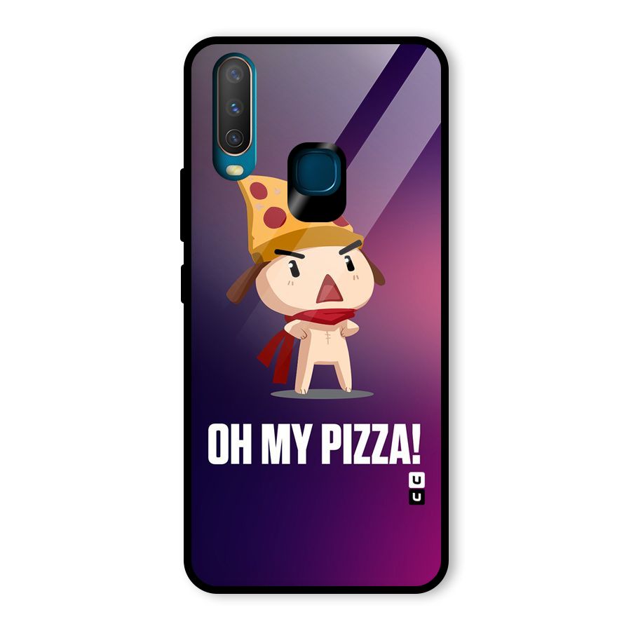 Oh My Pizza Glass Back Case for Vivo U10