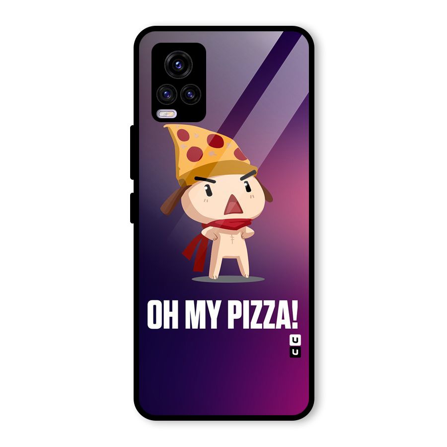 Oh My Pizza Glass Back Case for Vivo V20