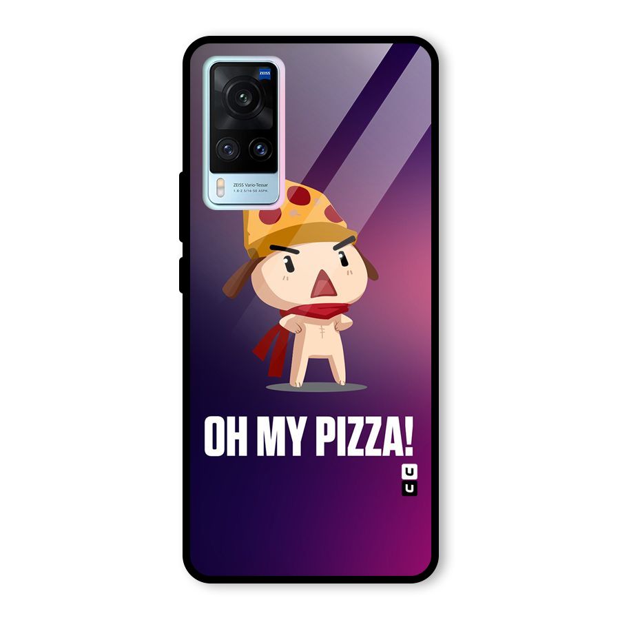Oh My Pizza Glass Back Case for Vivo X60