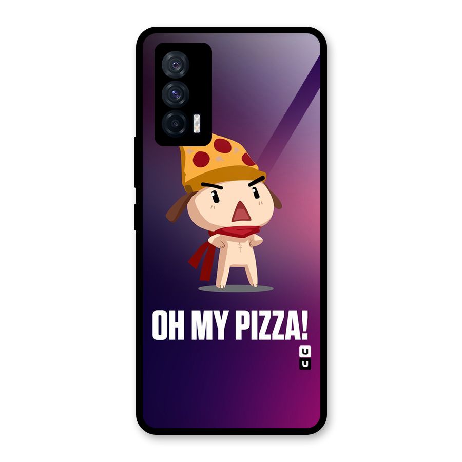 Oh My Pizza Glass Back Case for Vivo iQOO 7 5G
