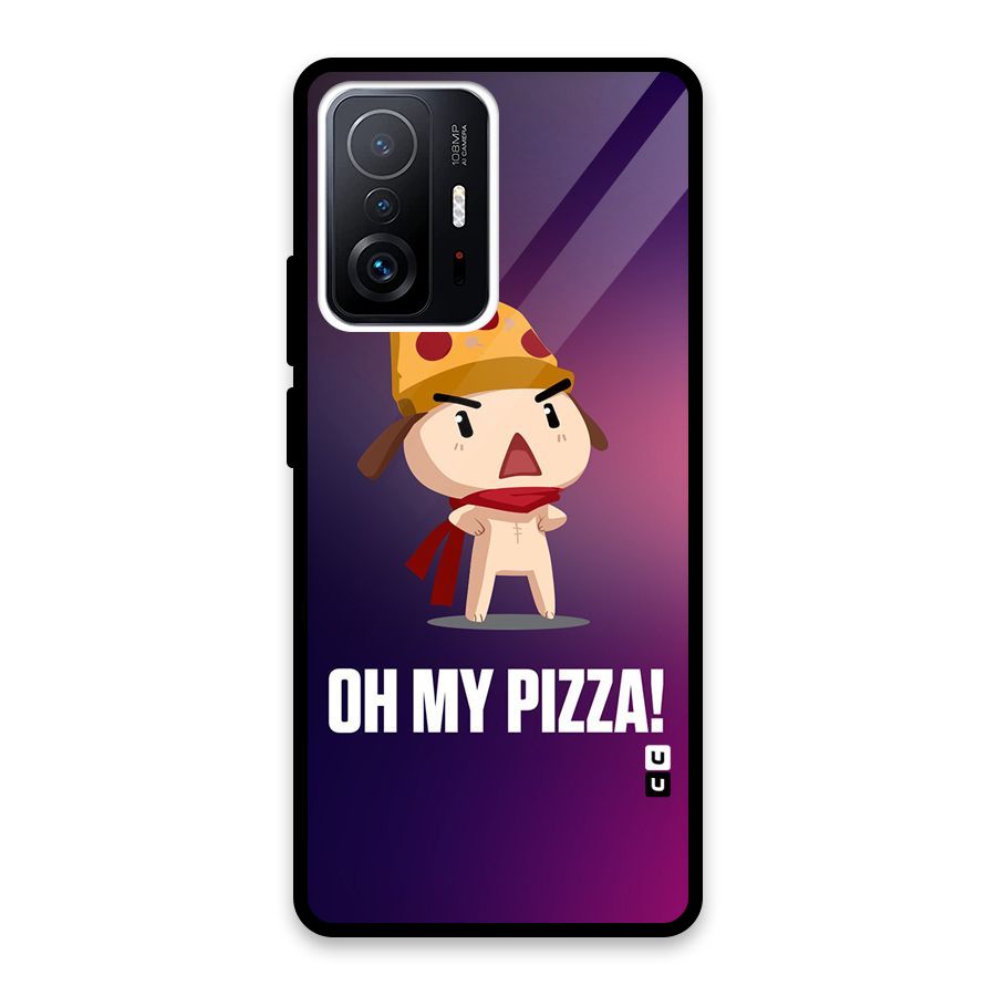Oh My Pizza Glass Back Case for Xiaomi 11T Pro