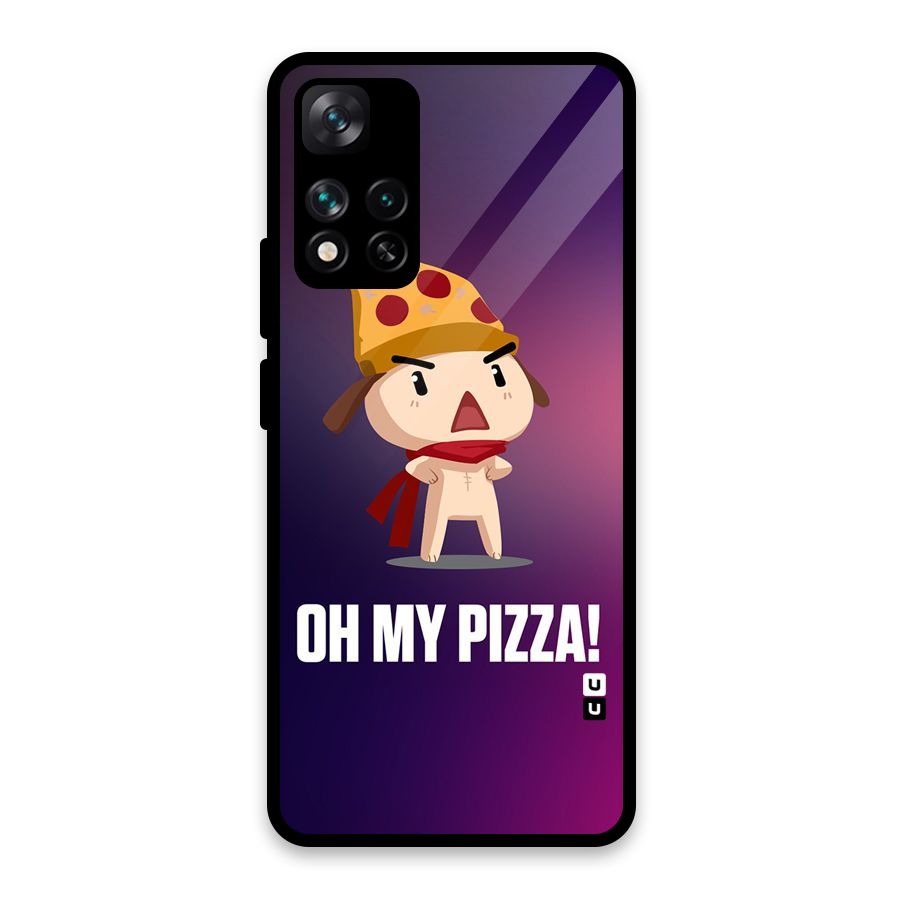 Oh My Pizza Glass Back Case for Xiaomi 11i HyperCharge 5G