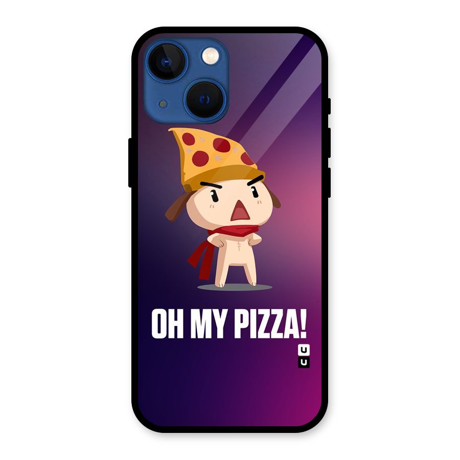 Oh My Pizza Glass Back Case for iPhone 13 Mini