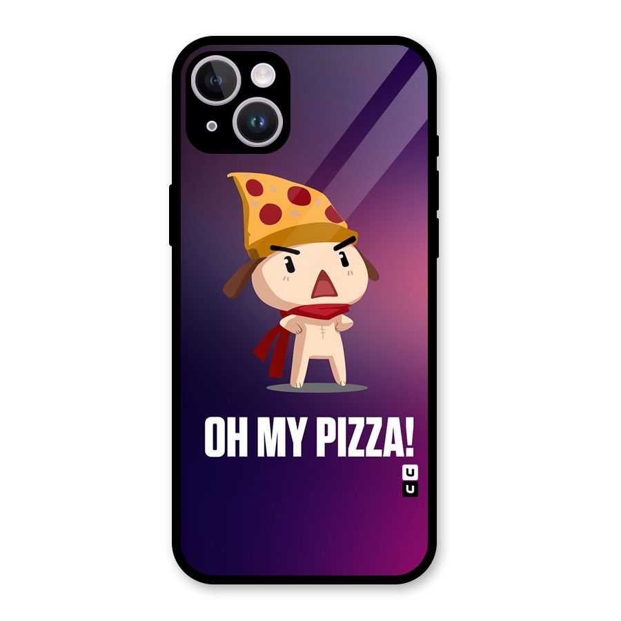 Oh My Pizza Glass Back Case for iPhone 14 Plus