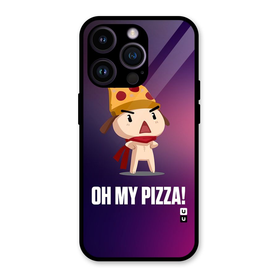 Oh My Pizza Glass Back Case for iPhone 14 Pro
