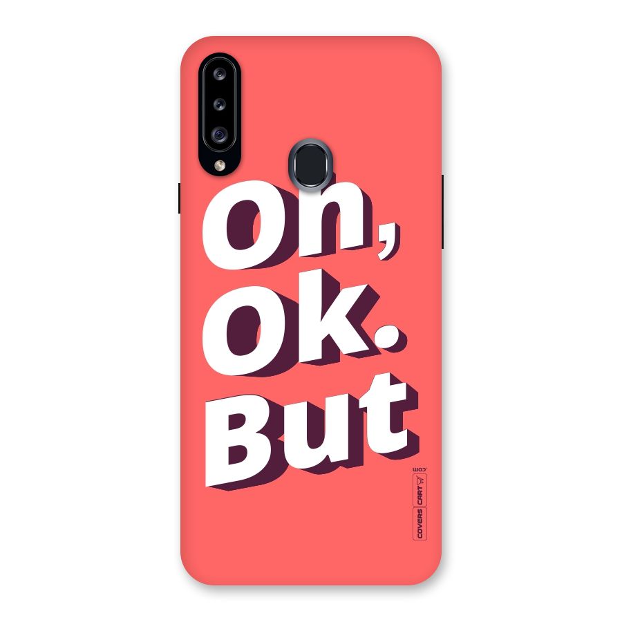 Oh Ok But Back Case for Samsung Galaxy A20s