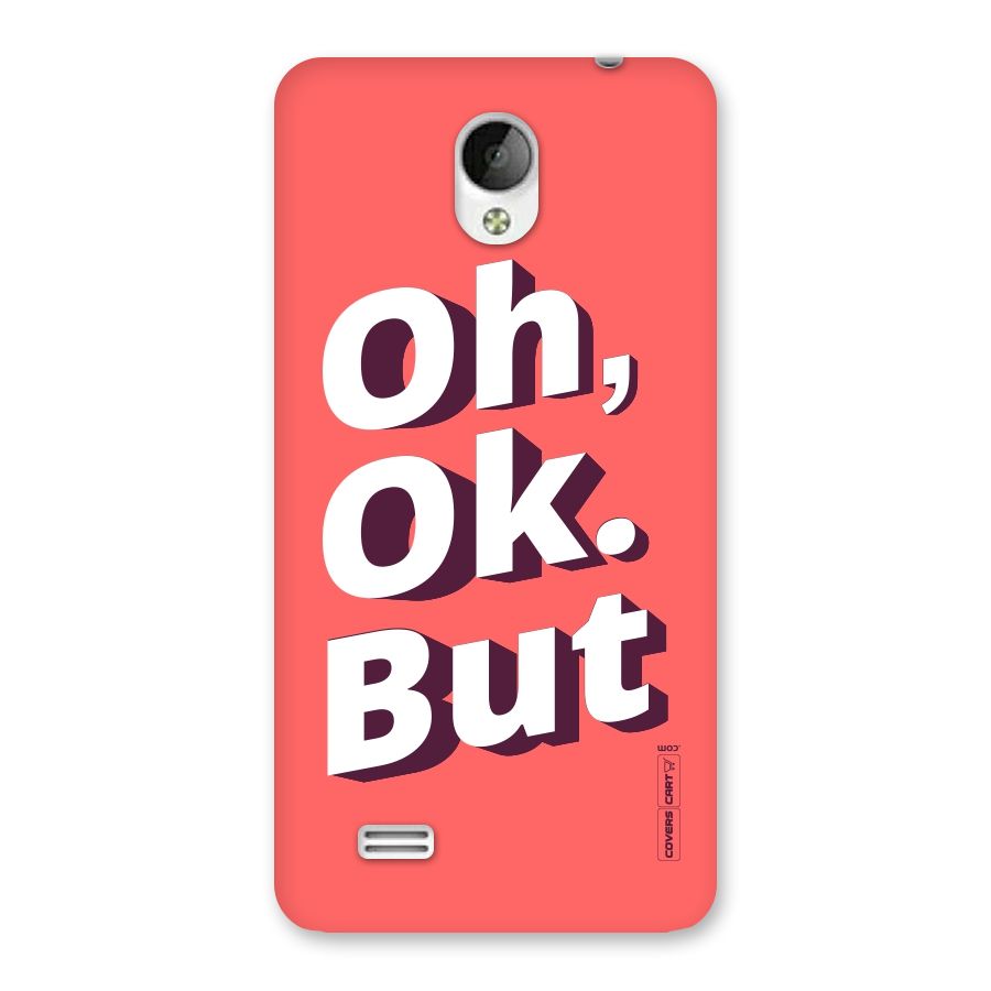 Oh Ok But Back Case for Vivo Y21