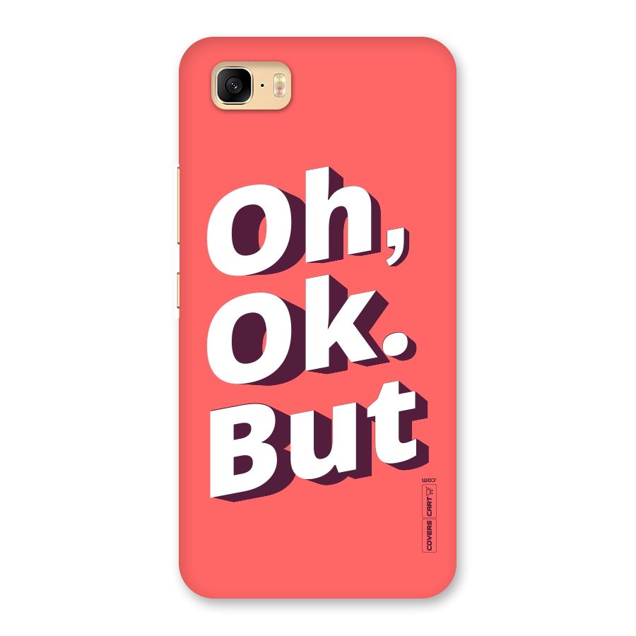 Oh Ok But Back Case for Zenfone 3s Max