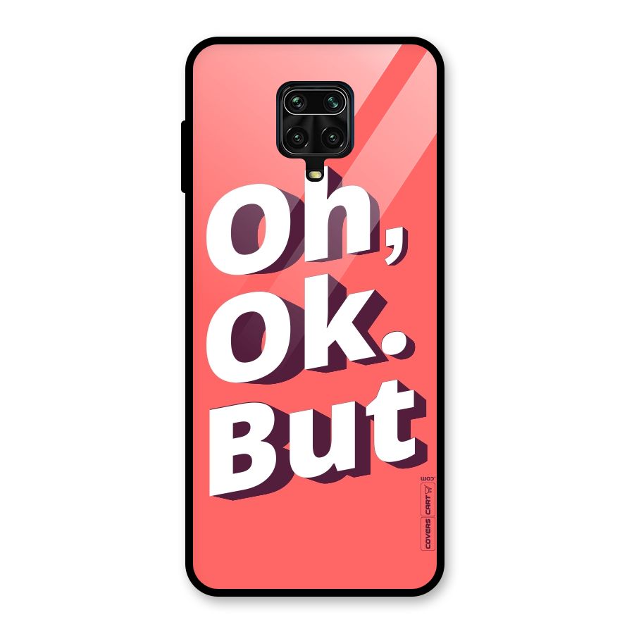 Oh Ok But Glass Back Case for Poco M2 Pro