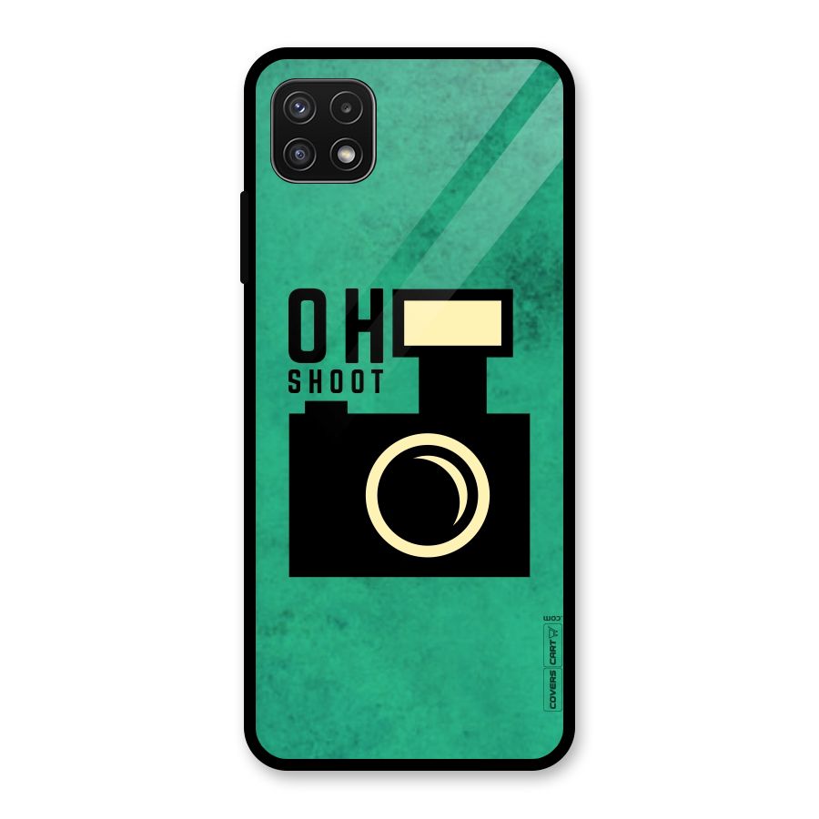 Oh Shoot Glass Back Case for Galaxy A22 5G
