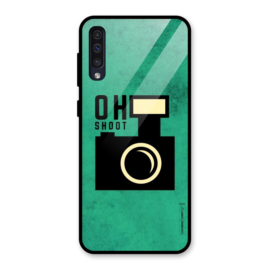 Oh Shoot Glass Back Case for Galaxy A50