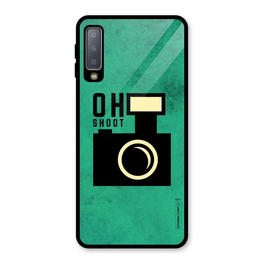 Oh Shoot Glass Back Case for Galaxy A7 (2018)