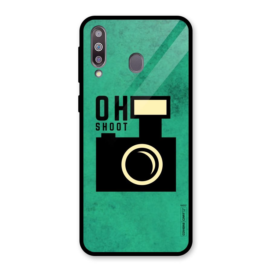 Oh Shoot Glass Back Case for Galaxy M30