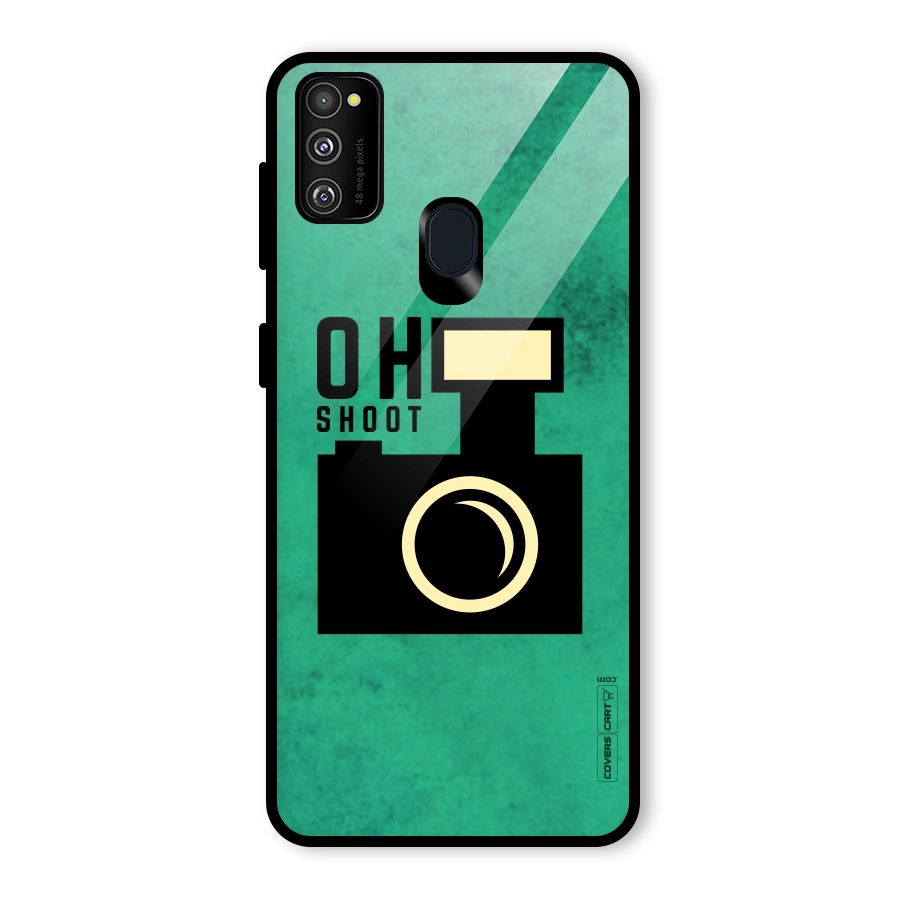 Oh Shoot Glass Back Case for Galaxy M30s