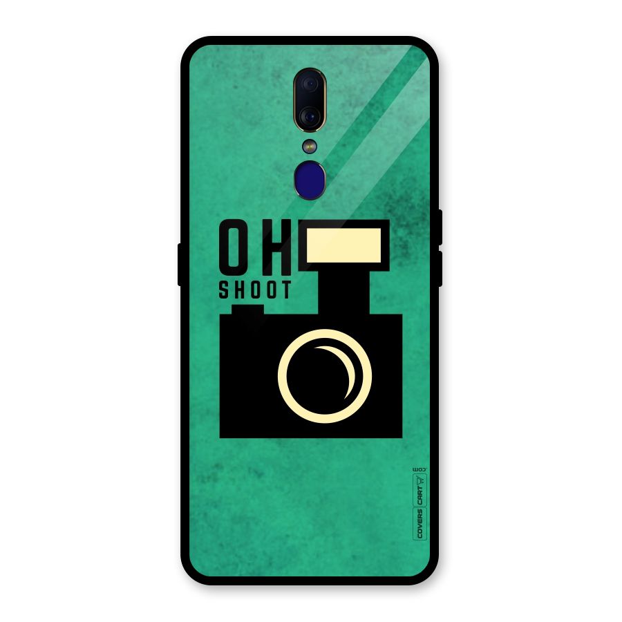 Oh Shoot Glass Back Case for Oppo F11