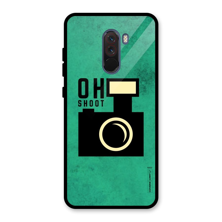 Oh Shoot Glass Back Case for Poco F1