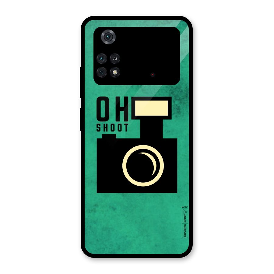 Oh Shoot Glass Back Case for Poco M4 Pro 4G