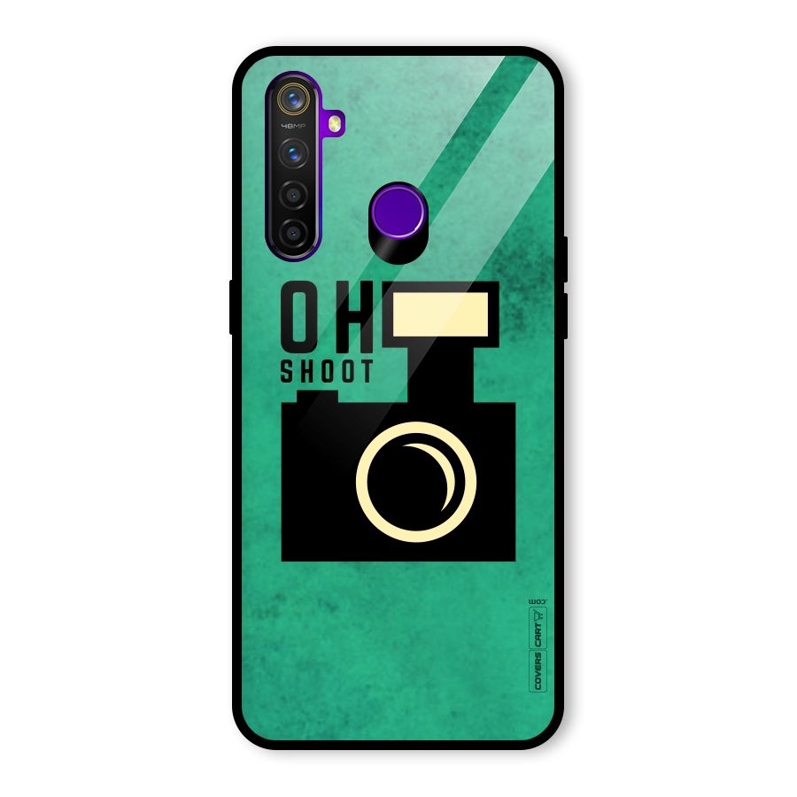 Oh Shoot Glass Back Case for Realme 5 Pro
