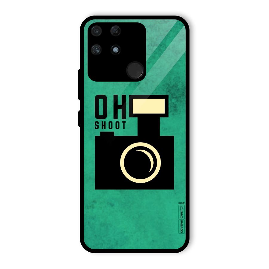 Oh Shoot Glass Back Case for Realme Narzo 50A