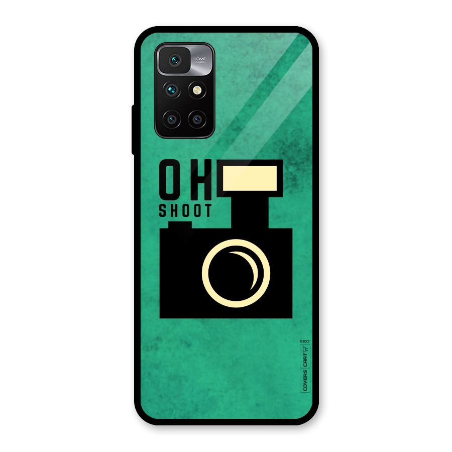 Oh Shoot Glass Back Case for Redmi 10 Prime