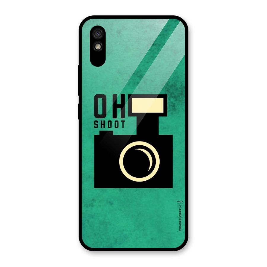 Oh Shoot Glass Back Case for Redmi 9A