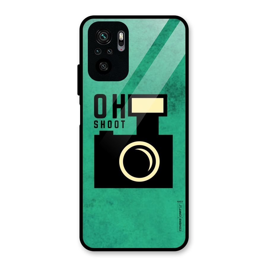 Oh Shoot Glass Back Case for Redmi Note 10S