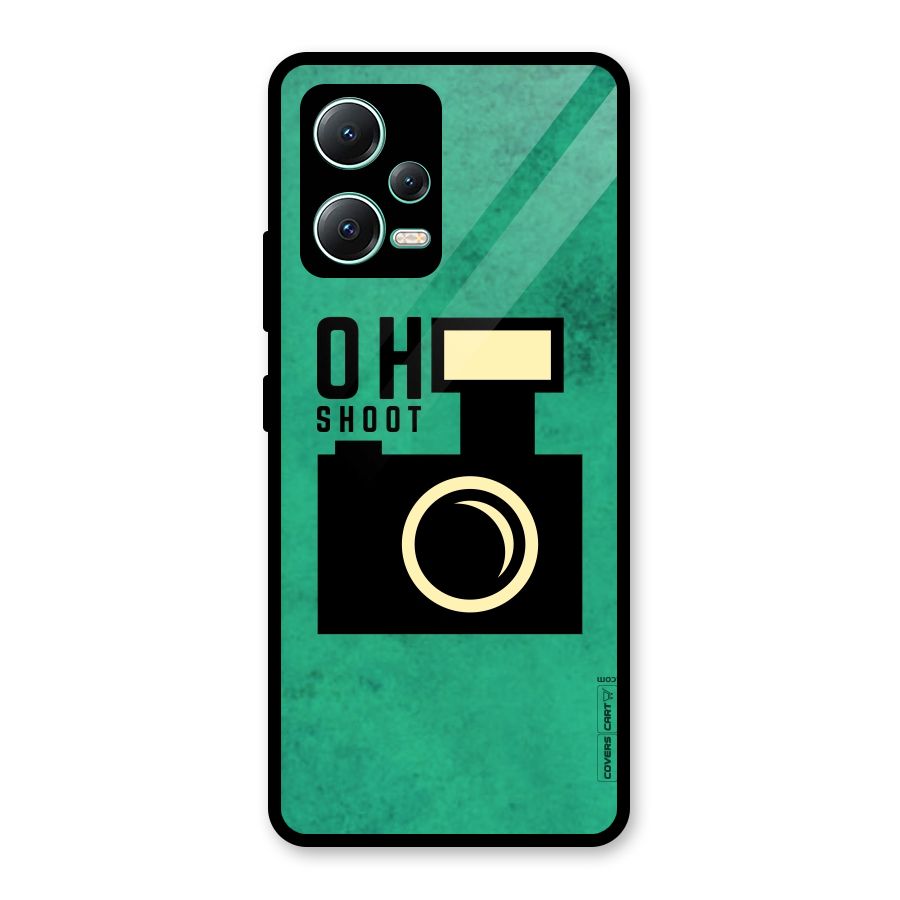 Oh Shoot Glass Back Case for Redmi Note 12 5G