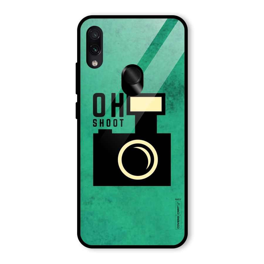 Oh Shoot Glass Back Case for Redmi Note 7 Pro
