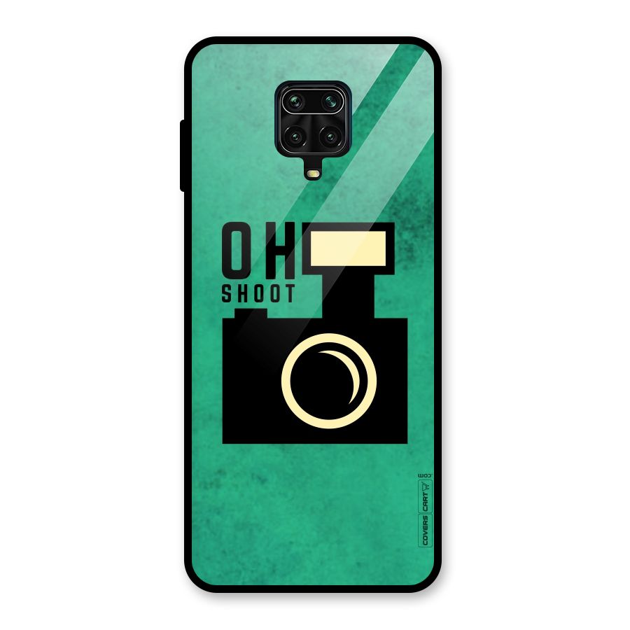 Oh Shoot Glass Back Case for Redmi Note 9 Pro
