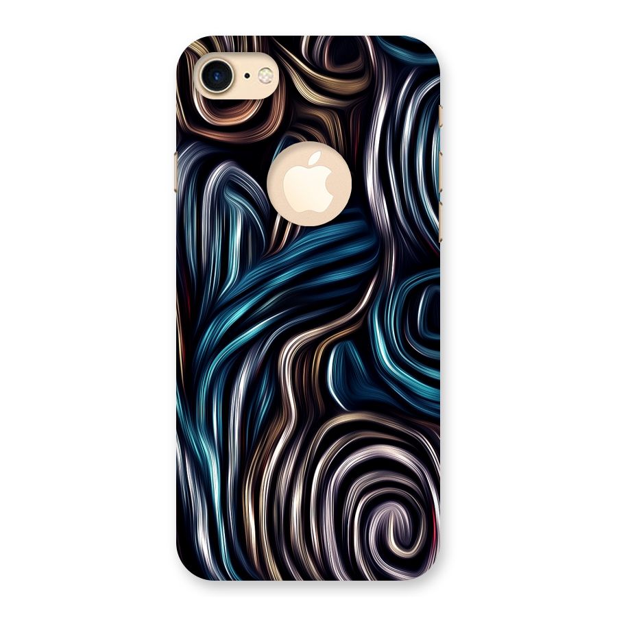 Oil Paint Artwork Back Case for iPhone 7 Logo Cut
