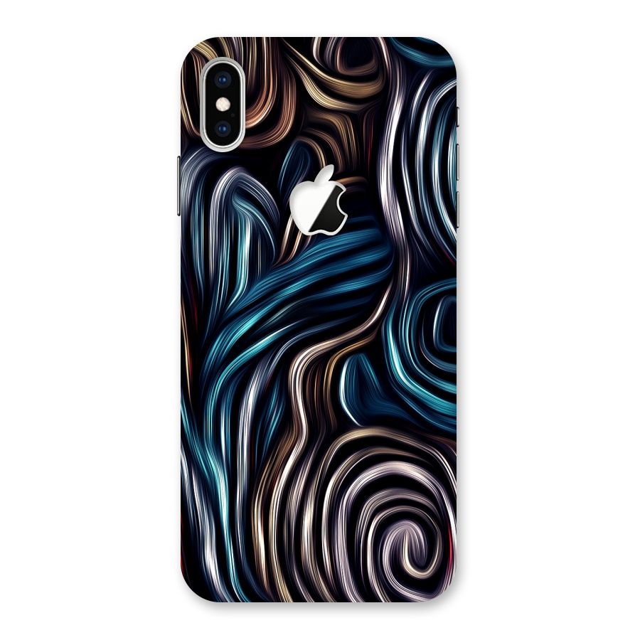 Oil Paint Artwork Back Case for iPhone XS Max Apple Cut