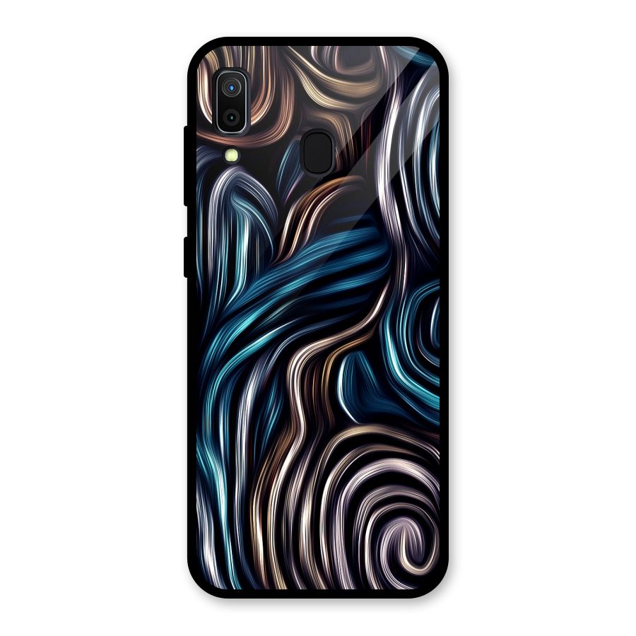 Oil Paint Artwork Glass Back Case for Galaxy A30