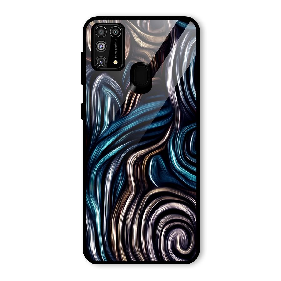 Oil Paint Artwork Glass Back Case for Galaxy F41